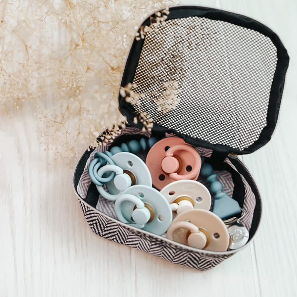 Itzy Soother™ Natural Rubber Paci Sets | Glow - Buttercream + Pistachio