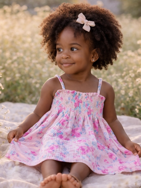 Muslin Smocked Tube Dress | Garden Secrets