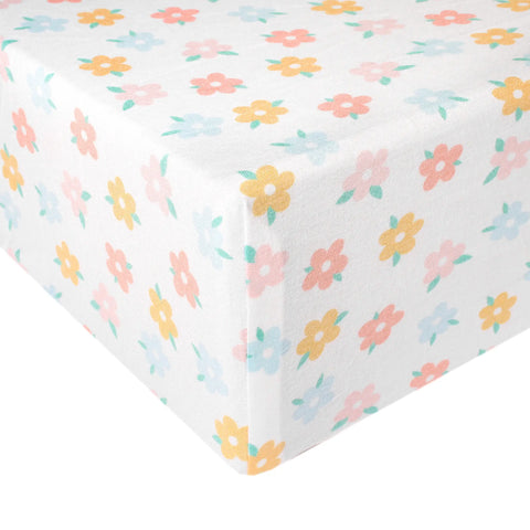 Daisy Fitted Crib Sheet