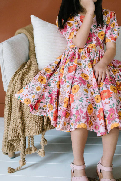 Puff Dress | Autumn Garden