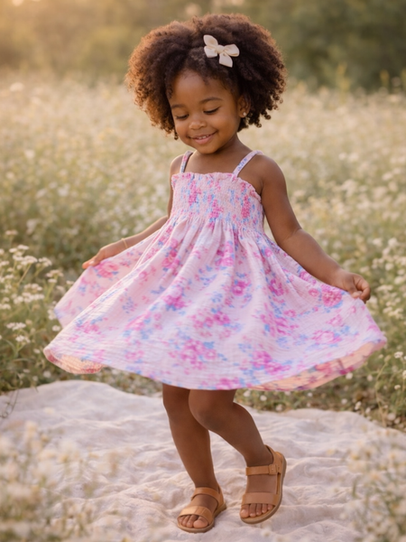 Muslin Smocked Tube Dress | Garden Secrets