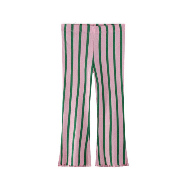 Flare Leggings | Cotton Candy Stripe