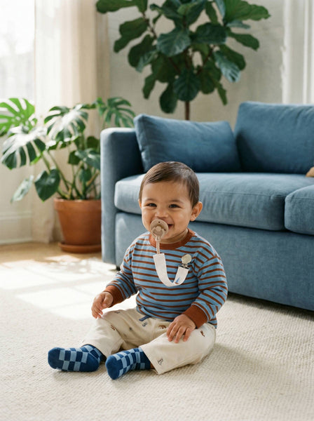 Itzy Clip™ - Fabric Pacifier Strap | Bow