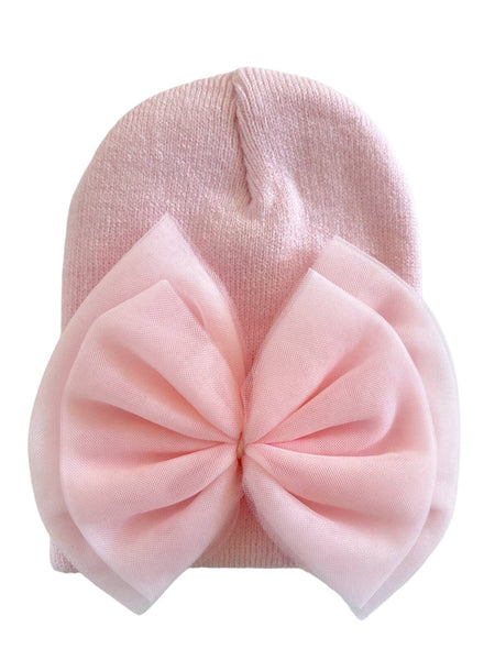 Baby's First Hat® | Petal Pink Tulle Bow