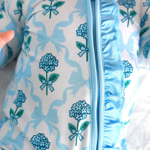 Savannah Floral Ruffle Zip