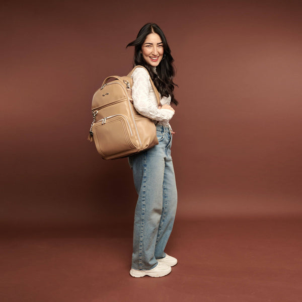 Chai Latte Boss Plus™ Backpack Diaper Bag