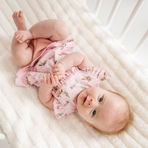 Little Wranglers Ruffle Diaper Cover Set