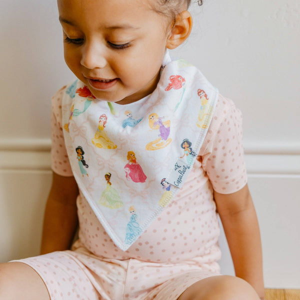 4 Pack Baby Bandana Bibs | Disney Princess