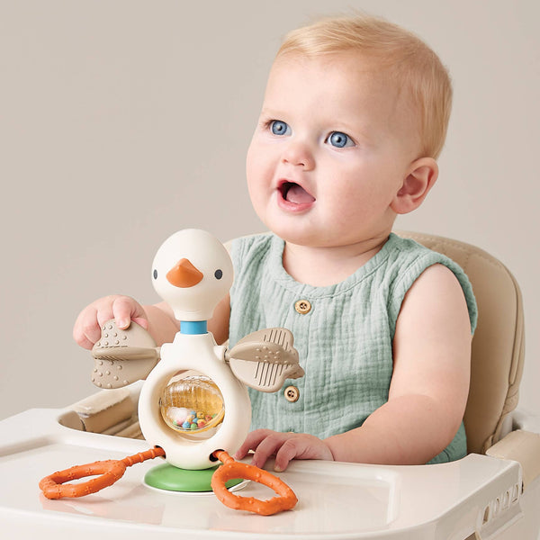 Itzy Twist & Bop™ | High Chair Sensory Toy Goose