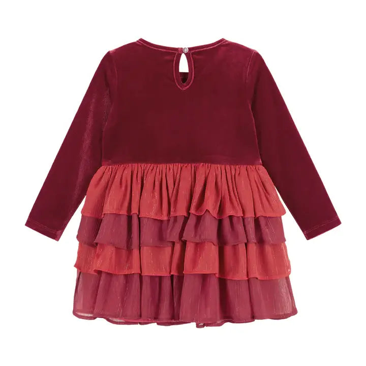 Velvet Tiered Dress Velvet Tiered Dress