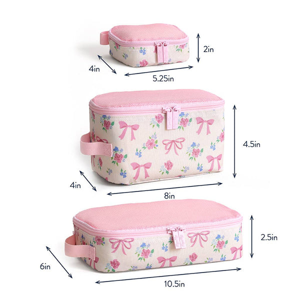 Pack Like a Boss™ Packing Cubes | Ribbons + Roses