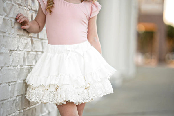 Fancy Petti Skirt | Champagne