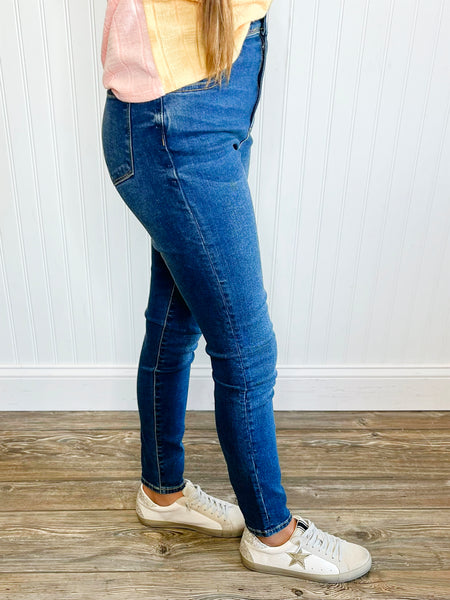 Tractr Julia High Rise Skinny Jeans