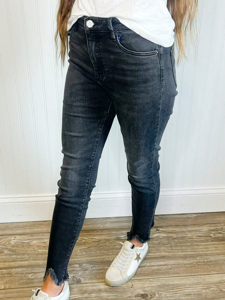 Tractr Black High-Rise Skinny Jeans