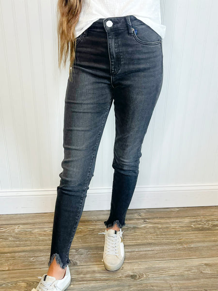 Tractr Black High-Rise Skinny Jeans