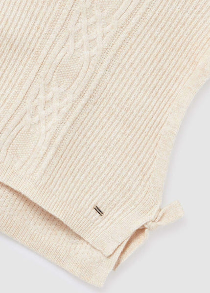 Knit Sweater Vest | Cream