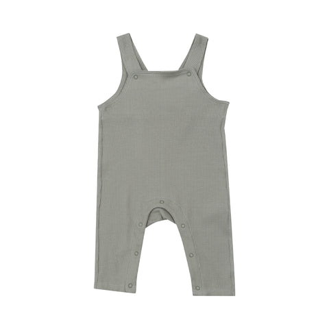 Waffle Knit Overalls | Dried Sage