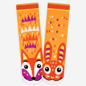 Pal Socks - Fox & Bunny Mismatched Socks