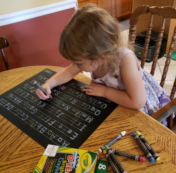 Letters Chalkboard Placemat