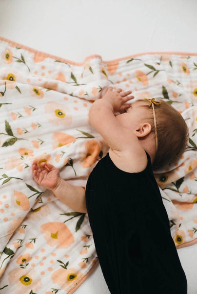 Blush Blooms Reversible Quilt