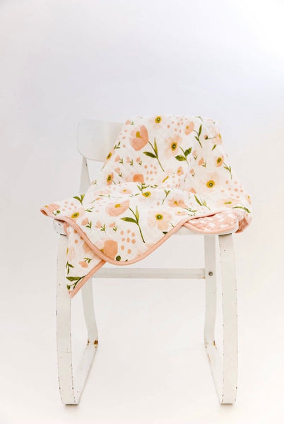 Blush Blooms Reversible Quilt