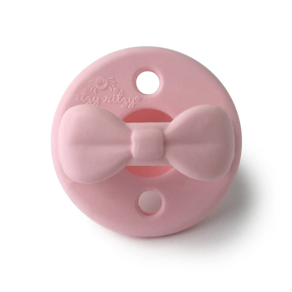 Itzy Ritzy Pink Bow Sweetie Soothers (2 pack)