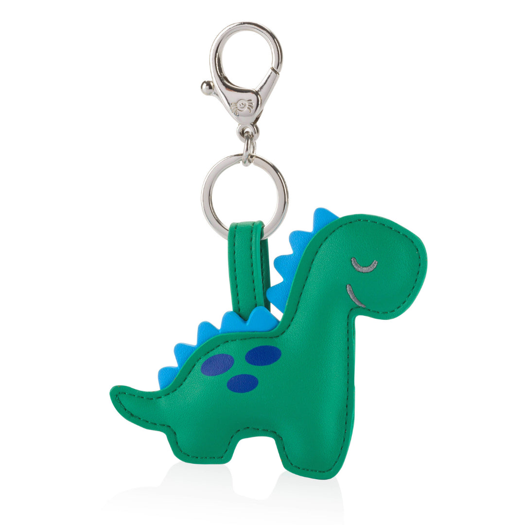 Green Dino Charm Keychain