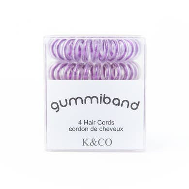 Gummiband Hair Cords - 4 pack