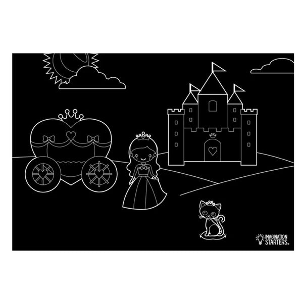 Whimsy Chalkboard Placemat Set