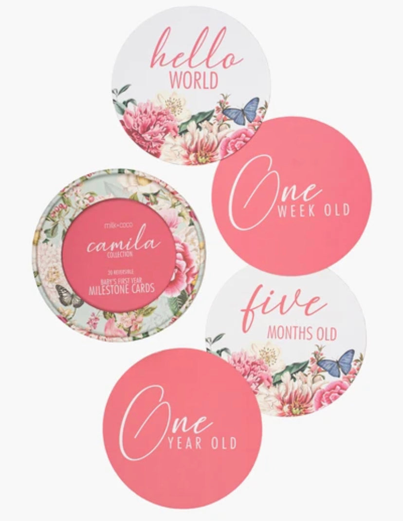 Camila Reversible Milestone Cards