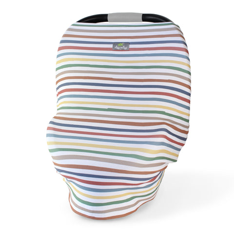 Dusty Rainbow Stripe  Mom Boss 4 in 1 Multi-use Cover