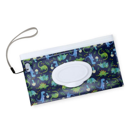 Take & Travel Pouch Reusable Wipes Case | Dino