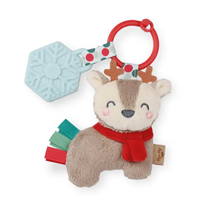 Itzy Pal Plush + Teether | Holiday Reindeer