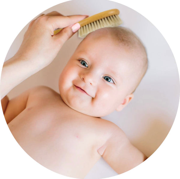 Baby & Toddler Soft Bristle Brush- 100% Natural