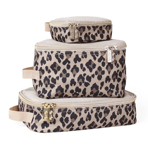 Leopard Travel Diaper Bag Packing Cubes