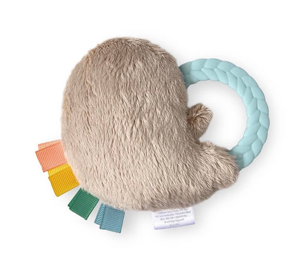 Ritzy Rattle Pal Plush with Teether- Sloth