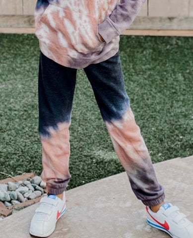 Diagonal Tie Dye Joggers