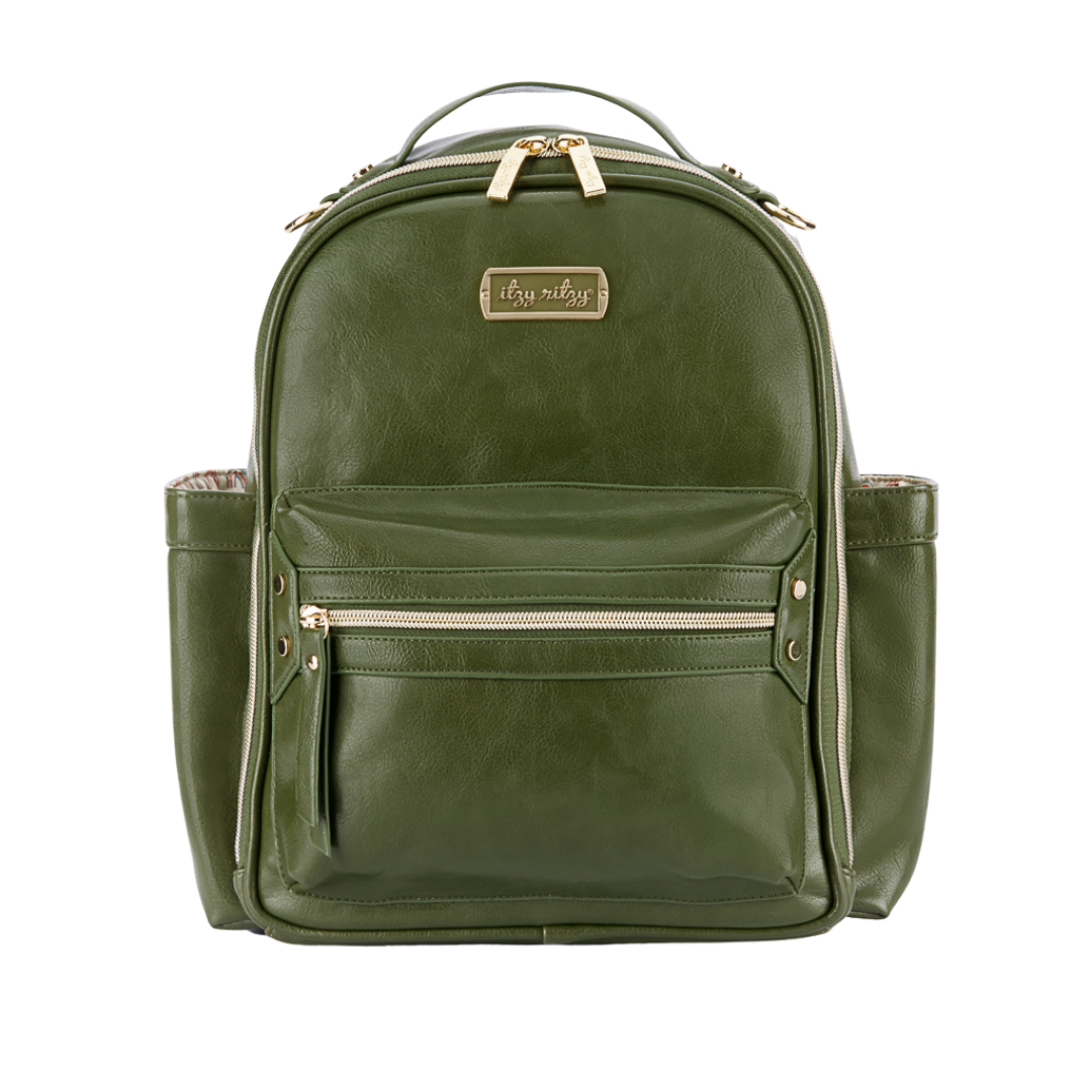 Olive Itzy Mini Diaper Bag Backpack