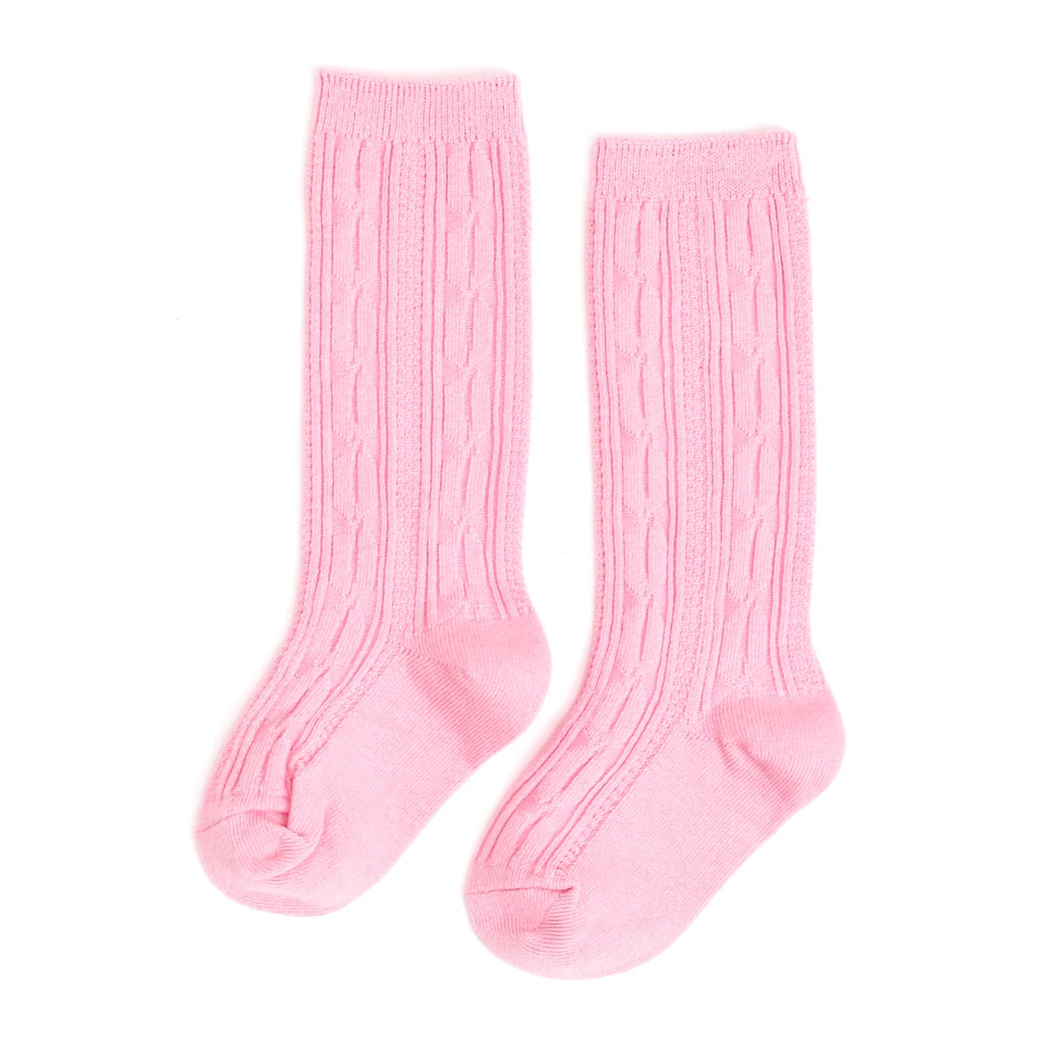 Blossom Cable Knit Knee Highs