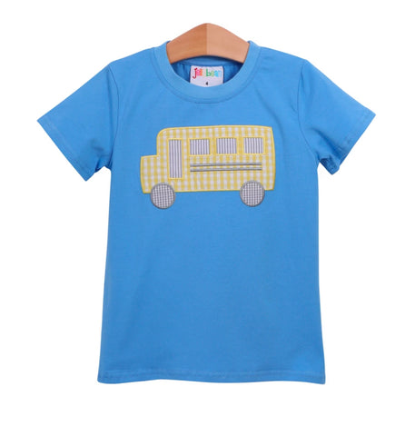 School Bus Applique Shirt