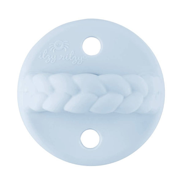 Itzy Ritzy Blue Orthodontic Sweetie Soothers (2 pack)