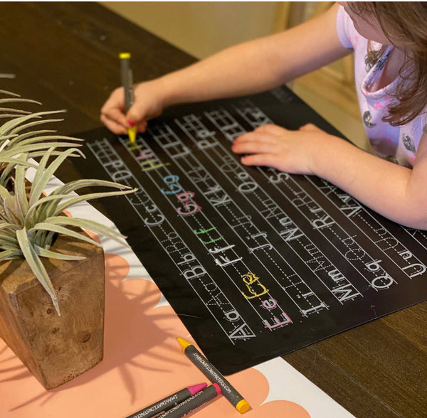 Letters Chalkboard Placemat