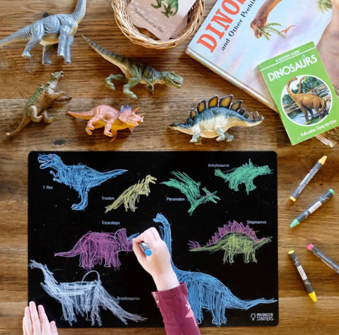 Dinosaur Chalkboard Placemat