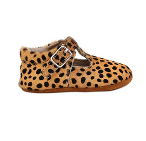 Leopard Baby Mary Janes