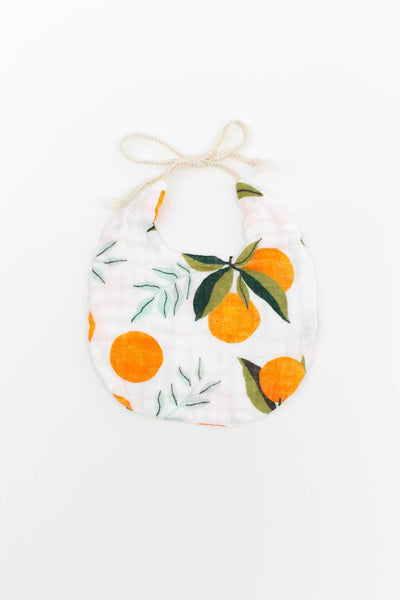 Clementine and Citrus Stripe Bib Pack