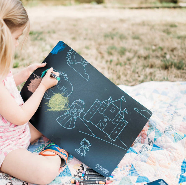 Princess Chalkboard Placemat