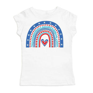 Patriotic Rainbow Short Sleeve Shirt