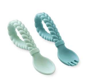 Sweetie Spoon & Fork Set - Mint