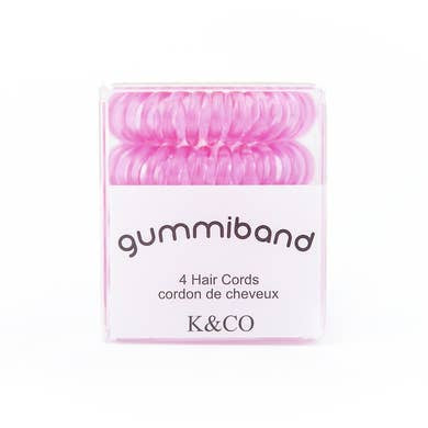 Gummiband Hair Cords - 4 pack