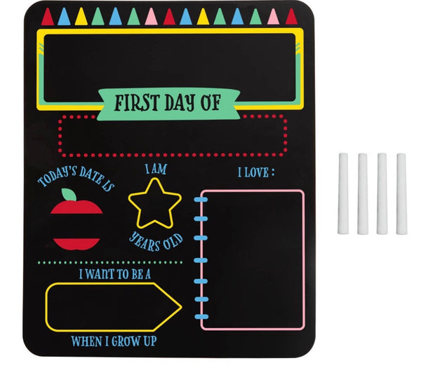 First & Last Day of School Reversible Chalkboard